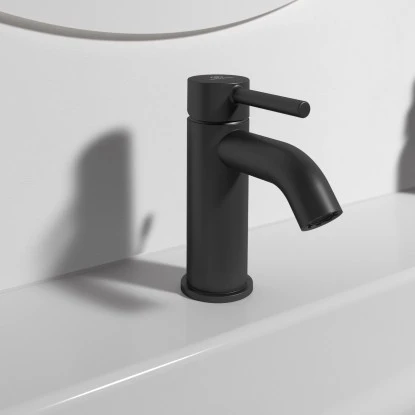 Ideal Standard Waschtischarmatur Ceraline Mit Zugknopf-Ablaufgarnitur Silk Black 4 Ideal Standard Waschtischarmatur Ceraline Mit Zugknopf-Ablaufgarnitur Silk Black – Bild 4