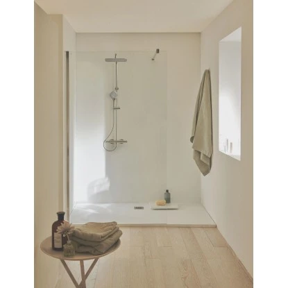 Ideal Standard Duschsystem Flex Mit Brausethermostat Ceratherm T100 Chrom 2 Ideal Standard Duschsystem Flex Mit Brausethermostat Ceratherm T100 Chrom – Bild 2