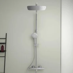 Ideal Standard Duschsystem Flex Mit Brausethermostat Ceratherm T100 Chrom 14 Ideal Standard Duschsystem Flex Mit Brausethermostat Ceratherm T100 Chrom -Grohe Geschäft 606099 3049 3