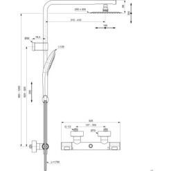 Ideal Standard Duschsystem Flex Mit Brausethermostat Ceratherm T100 Chrom 16 Ideal Standard Duschsystem Flex Mit Brausethermostat Ceratherm T100 Chrom -Grohe Geschäft 606099 3049 5