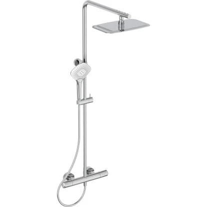 Ideal Standard Duschsystem Flex Mit Brausethermostat Ceratherm T100 Chrom 3 Ideal Standard Duschsystem Flex Mit Brausethermostat Ceratherm T100 Chrom – Bild 3