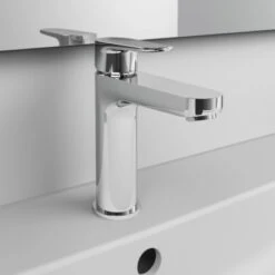 Ideal Standard Waschtischarmatur Cerafine O H120 BlueStart O.Ablgarn. Chrom -Grohe Geschäft 611241 3049 4