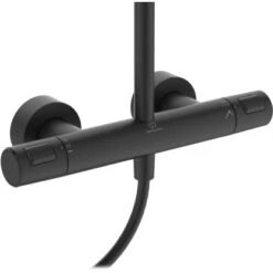 Ideal Standard Duschsystem Ceratherm T25 Kopfbrause 20 Cm Silk Black -Grohe Geschäft 611768 3049 3