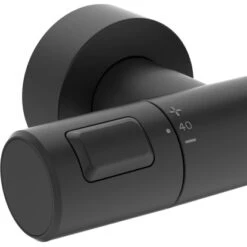 Ideal Standard Duschsystem Ceratherm T25 Kopfbrause 20 Cm Silk Black -Grohe Geschäft 611768 3049 6