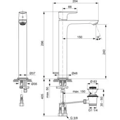 Ideal Standard Waschtischarmatur Connect Air Verlängerter Sockel Silver Storm 7 Ideal Standard Waschtischarmatur Connect Air Verlängerter Sockel Silver Storm -Grohe Geschäft 612362 3049 4