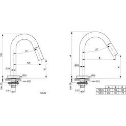 Ideal Standard Standventil Idealstream Silk Black -Grohe Geschäft 614267 3049 7