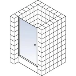 Schulte ExpressPlus Drehtür In Nische Garant Alu Natur Rechts 200x100cm 12 Schulte ExpressPlus Drehtür In Nische Garant Alu Natur Rechts 200x100cm -Grohe Geschäft 63368 2053 4060991056079 2