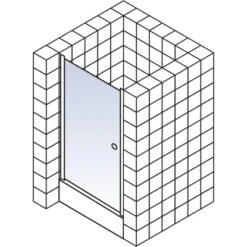 Schulte ExpressPlus Drehtür In Nische Garant Alu Natur Rechts 200x100cm 15 Schulte ExpressPlus Drehtür In Nische Garant Alu Natur Rechts 200x100cm -Grohe Geschäft 63368 2053 4060991056079 5