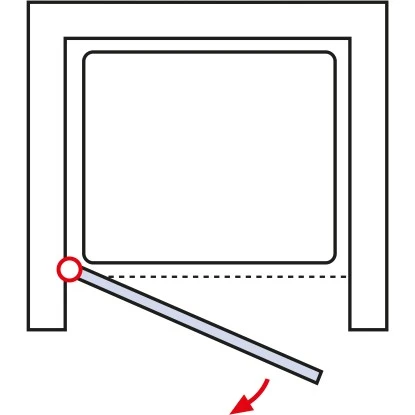 Schulte ExpressPlus Drehtür In Nische Garant Alu Natur Rechts 200x100cm 7 Schulte ExpressPlus Drehtür In Nische Garant Alu Natur Rechts 200x100cm – Bild 7