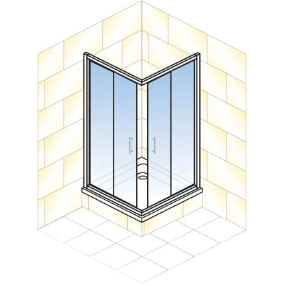Schulte ExpressPlus Eckeinstieg Sunny Sicherheitsglas Alpinweiß 190x80cm 6 Schulte ExpressPlus Eckeinstieg Sunny Sicherheitsglas Alpinweiß 190x80cm – Bild 6