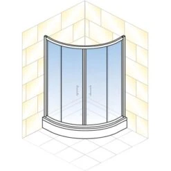 Schulte ExpressPlus Runddusche Sunny Sicherheitsglas Alpinweiß 190x90x90cm 13 Schulte ExpressPlus Runddusche Sunny Sicherheitsglas Alpinweiß 190x90x90cm -Grohe Geschäft 63466 2053 4060991051098 2