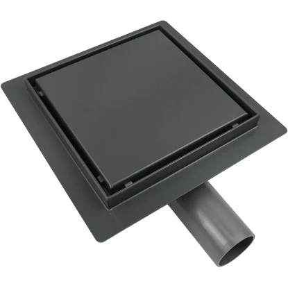 VerosanPro Duschrinne-Bodenablauf Nakia Quadratisch Matt Dunkelgrau 15 X 15 Cm 1 VerosanPro Duschrinne-Bodenablauf Nakia Quadratisch Matt Dunkelgrau 15 X 15 Cm