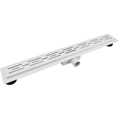 VerosanPro Duschrinne Nakia DR1 Komplettset Inkl. Designrost Matt Weiß 90 Cm 1 VerosanPro Duschrinne Nakia DR1 Komplettset Inkl. Designrost Matt Weiß 90 Cm