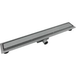 VerosanPro Duschrinne Nakia DR2 Komplettset Inkl. Designrost Matt Hellgrau 90 Cm