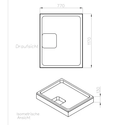 Ottofond Wannenträger Maui-R 120 Cm X 80 Cm 2 Ottofond Wannenträger Maui-R 120 Cm X 80 Cm – Bild 2