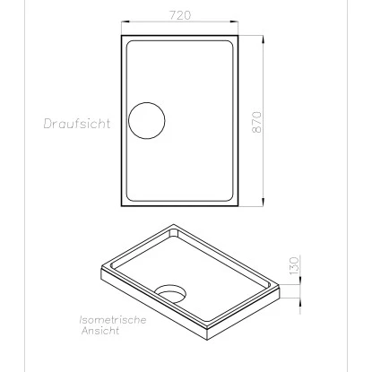 Ottofond Wannenträger Maui-R 90 Cm X 75 Cm 2 Ottofond Wannenträger Maui-R 90 Cm X 75 Cm – Bild 2