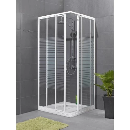 Schulte Eckdusche Sunny Mit Querstreifen 90 X 90 Cm 2-teilig Variabel Alu Natur 1 Schulte Eckdusche Sunny Mit Querstreifen 90 X 90 Cm 2-teilig Variabel Alu Natur