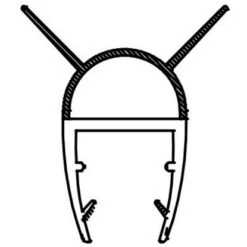 Dichtleiste Für Duschkabinen 2er-Set 8 Mm Glasstärke 13 Dichtleiste Für Duschkabinen 2er-Set 8 Mm Glasstärke -Grohe Geschäft 702407 4633 4