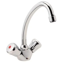 Sanitop-Wingenroth Zweigriff-Waschbeckenarmatur Eden Chrom