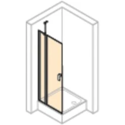 Hüppe Schwingtür Design Pure Festes Segment BxH: 80 Cm X 200 Cm Black Edition 17 Hüppe Schwingtür Design Pure Festes Segment BxH: 80 Cm X 200 Cm Black Edition -Grohe Geschäft 74325 2438 HPUV38P07MAF 22 2