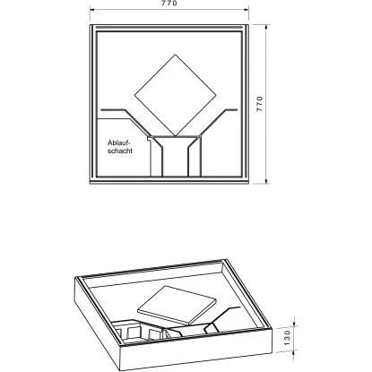 Duschwannenträger Für Ottofond Q 80 Cm X 80 Cm 2 Duschwannenträger Für Ottofond Q 80 Cm X 80 Cm – Bild 2