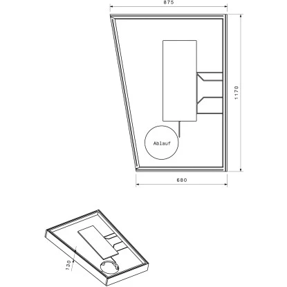 Duschwannenträger Für Ottofond Eclipe Rechts 120 Cm 2 Duschwannenträger Für Ottofond Eclipe Rechts 120 Cm – Bild 2