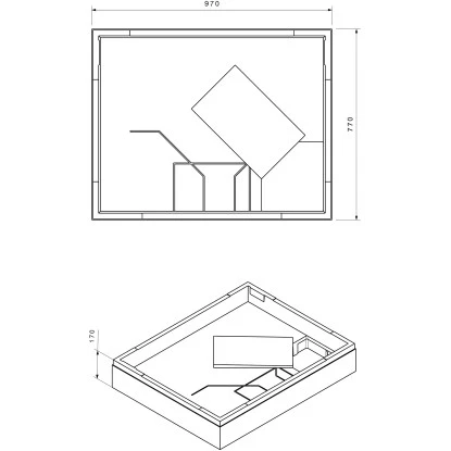 Duschwannenträger Für Ottofond Samos 100 Cm X 80 Cm 2 Duschwannenträger Für Ottofond Samos 100 Cm X 80 Cm – Bild 2