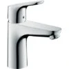 Hansgrohe Einhebel-Waschbeckenarmatur Focus 100 Mm Mit Zugstangen-Ablaufg. Chrom