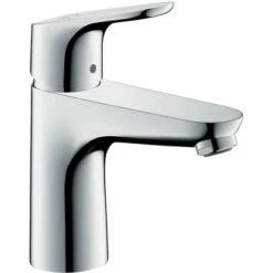 Hansgrohe Einhebel-Waschbeckenarmatur Focus 100 Mm Mit Zugstangen-Ablaufg. Chrom