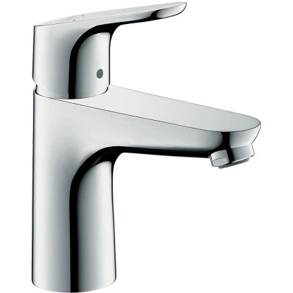 Hansgrohe Einhebel-Waschbeckenarmatur Focus 100 Mm Mit Zugstangen-Ablaufg. Chrom 1 Hansgrohe Einhebel-Waschbeckenarmatur Focus 100 Mm Mit Zugstangen-Ablaufg. Chrom