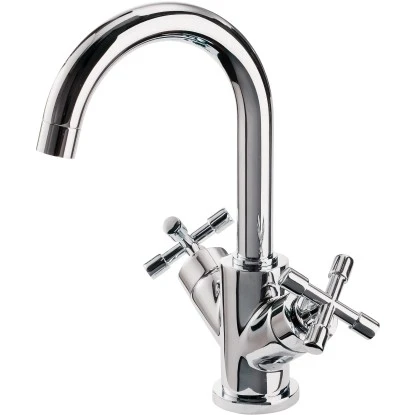 AquaSu Zweigriff-Waschtischarmatur Sydney Chrom 2 AquaSu Zweigriff-Waschtischarmatur Sydney Chrom – Bild 2