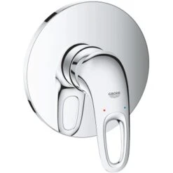 Grohe Einhand-Brausebatterie Eurostyle Offener Hebel Chrom