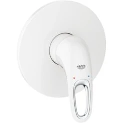 Grohe Einhand-Brausebatterie Eurostyle Offener Hebel Moon White