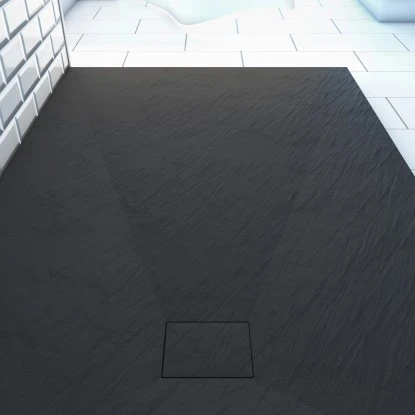 Aurlane Duschtasse "Stone" 140 X 90 Anthrazit 1 Aurlane Duschtasse "Stone" 140 X 90 Anthrazit