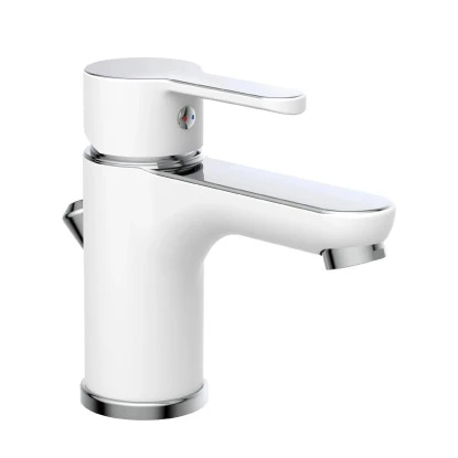 Eisl DIZIANI Waschtischarmatur Weiß-Chrom 1 Eisl DIZIANI Waschtischarmatur Weiß-Chrom