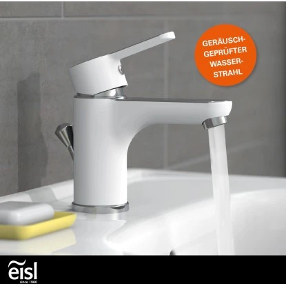 Eisl DIZIANI Waschtischarmatur Weiß-Chrom 6 Eisl DIZIANI Waschtischarmatur Weiß-Chrom – Bild 6