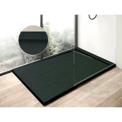 Ottofond Duschwanne Zona 140x90/3,3 Cm Anthrazit 2 Ottofond Duschwanne Zona 140x90/3,3 Cm Anthrazit – Bild 2