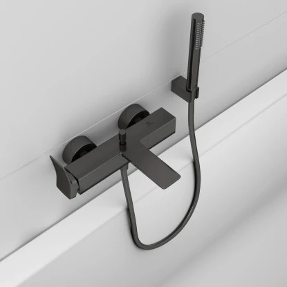 Ideal Standard Brausehalter Idealrain Atelier Grey Eckig Für Handbrause 3 Ideal Standard Brausehalter Idealrain Atelier Grey Eckig Für Handbrause – Bild 3