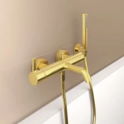 Ideal Standard Brausehalter Idealrain Atelier Gold Rund Für Handbrause 18 Ideal Standard Brausehalter Idealrain Atelier Gold Rund Für Handbrause -Grohe Geschäft 887386 3049 6
