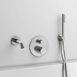 Ideal Standard Brausehalter Idealrain Atelier Chrom Rund Für HB + Schlauch 28 Ideal Standard Brausehalter Idealrain Atelier Chrom Rund Für HB + Schlauch -Grohe Geschäft 887443 3049 12