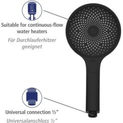 Wenko Duschsystem Softwater Schwarz 21 Wenko Duschsystem Softwater Schwarz -Grohe Geschäft 903231 1068 08