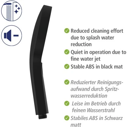 Wenko Duschsystem Softwater Schwarz 9 Wenko Duschsystem Softwater Schwarz – Bild 9