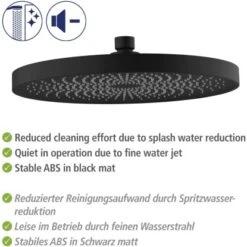 Wenko Duschsystem Softwater Schwarz 25 Wenko Duschsystem Softwater Schwarz -Grohe Geschäft 903231 1068 12