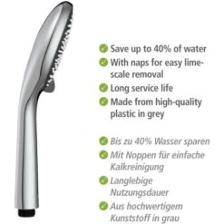 Wenko Brauseset Watersaving Chrom 16 Wenko Brauseset Watersaving Chrom -Grohe Geschäft 903251 1068 08