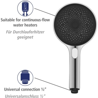 Wenko Brauseset Softwater Chrom 8 Wenko Brauseset Softwater Chrom – Bild 8