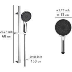 Wenko Brauseset Softwater Chrom 19 Wenko Brauseset Softwater Chrom -Grohe Geschäft 903252 1068 10