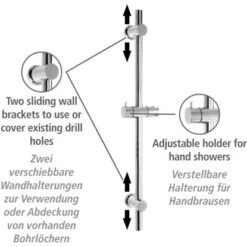 Wenko Power-Loc Duschstange Chrom Befestigen Ohne Bohren 8 Wenko Power-Loc Duschstange Chrom Befestigen Ohne Bohren -Grohe Geschäft 903304 1068 03
