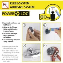 Wenko Power-Loc Duschstange Chrom Befestigen Ohne Bohren 11 Wenko Power-Loc Duschstange Chrom Befestigen Ohne Bohren -Grohe Geschäft 903304 1068 06