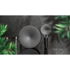 Wenko Regenduschkopf Ultimate Shower Schwarz/Grau Ø 25 Cm 29 Wenko Regenduschkopf Ultimate Shower Schwarz/Grau Ø 25 Cm -Grohe Geschäft 903630 1068 14