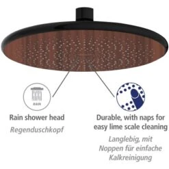 Wenko Regenduschkopf Watersaving Wood Ø 22,5 Cm 11 Wenko Regenduschkopf Watersaving Wood Ø 22,5 Cm -Grohe Geschäft 903683 1068 03